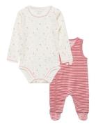 Body Ls W.romper Sets Sets With Body Multi/patterned Fixoni