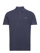 Polo Regular Polo Tops Polos Short-sleeved Blue Replay