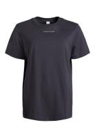 Essential Tee Cadiz Sport T-shirts & Tops Short-sleeved Black Rethinki...