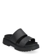 Clairemont Way Slide Sandal Black Full Grain Platta Sandaler Black Tim...