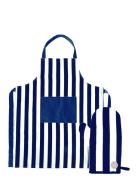 Sagaform Aron Apron & Bbq Glove Set Blå