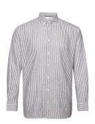 Slhregpure-Linen Shirt Ls Button Down B Tops Shirts Casual Blue Select...