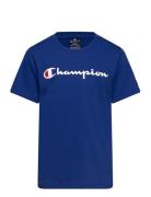 Champion Crewneck T-Shirt Blå