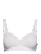 Sloggi Romance Si Lingerie Bras & Tops Soft Bras Bralette White Sloggi