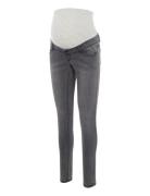 Mllola Slim Grey Jeans Bottoms Jeans Slim Grey Mamalicious