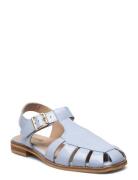 ANGULUS Sandals - Flat - Closed Toe - Op Blå