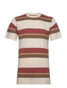Bradley Cotton Tee Tops T-shirts Short-sleeved Beige Clean Cut Copenha...