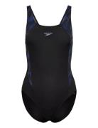 Speedo Womens Hyperboom Splice Muscleback 1 Pc Svart