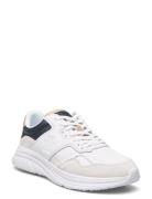 Modern Runner Best Lth Mix Låga Sneakers White Tommy Hilfiger