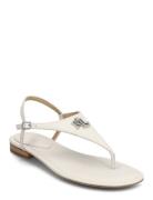 Lauren Ralph Lauren Ellington Lizard-Embossed Sandal Vit