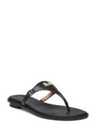 Jillian Thong Platta Sandaler Black Michael Kors