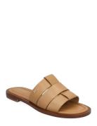 Ryland Flat Slide Platta Sandaler Brown Michael Kors