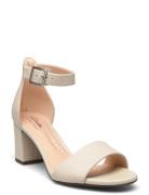 Deva Mae D Sandal Med Klack Beige Clarks