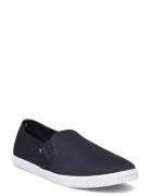 Tommy Hilfiger Canvas Slip-On Sneaker Blå