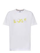 Short Sleeves Tee-Shirt Tops T-shirts Short-sleeved White BOSS