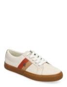 Janson Ii Suede & Leather Sneaker Låga Sneakers Beige Lauren Ralph Lau...