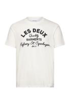 Barry T-Shirt Tops T-shirts Short-sleeved White Les Deux