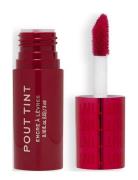 Revolution Pout Tint Sizzlin Red Läppglans Smink Red Makeup Revolution