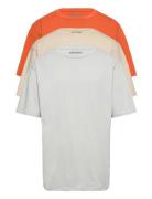 3 Pack Box Tee Tops T-shirts Short-sleeved White Denim Project