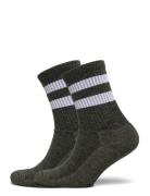 Merino Casual Stripes 2-Pack Underwear Socks Regular Socks Grey Alpaca...