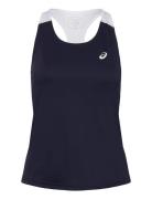 Women Court Tank Sport T-shirts & Tops Sleeveless Blue Asics