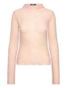 Plisse Flare Sleeve Top Tops Shirts Long-sleeved Pink Gina Tricot