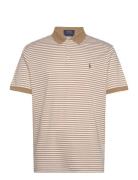 Classic Fit Soft Cotton Polo Shirt Tops Polos Short-sleeved Beige Polo...