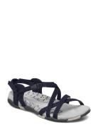 San Remo Ii Navy Platta Sandaler Blue Merrell