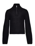 Kogbella Nicoya L/S Zip Pullover Bo Knt Tops Knitwear Pullovers Black ...