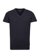 Madelink Tops T-shirts Short-sleeved Navy Matinique