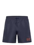 EA7 Mens Woven Boxer Marinblå