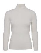 Sierra - Daily Elements Tops Knitwear Turtleneck White Day Birger Et M...