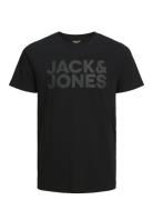 Jack & J S Jjecorp Logo Tee Ss O-Neck Noos Svart