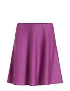 Viellette Hw Short Skirt Kort Kjol Purple Vila