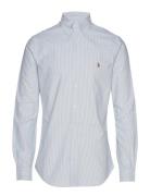 Slim Fit Oxford Shirt Tops Shirts Business Blue Polo Ralph Lauren