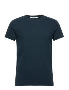 Kronos O-N Ss 273 Designers T-shirts Short-sleeved Navy Samsøe Samsøe