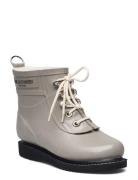 Short Rubberboot Regnstövlar Skor Beige Ilse Jacobsen