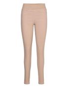 Fqshantal-Pa-Power Bottoms Trousers Slim Fit Trousers Beige FREE/QUENT