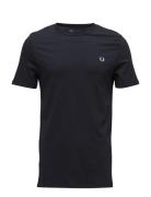 Ringer T-Shirt Tops T-shirts Short-sleeved Blue Fred Perry