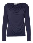 Rosemunde Viscose T-Shirt Marinblå