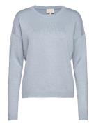 Elne Strik Pullover Tops Knitwear Jumpers Blue Minus