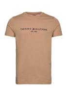 Tommy Hilfiger Tommy Logo Tee Beige