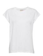 Leti T-Shirt Tops T-shirts & Tops Short-sleeved White Minus