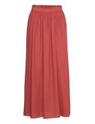 Onlvenedig Life Long Skirt Wvn Noos Lång Kjol Red ONLY