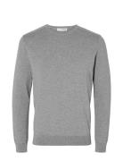 Selected Homme Slhberg Crew Neck B Grå