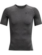 Ua Hg Armour Comp Ss Sport T-shirts Short-sleeved Grey Under Armour