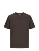 Jjeorganic Basic Tee Ss O-Neck Tops T-shirts Short-sleeved Brown Jack ...