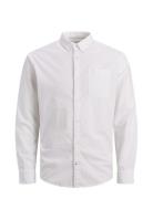 Jjeoxford Shirt Ls Noos Tops Shirts Casual White Jack & J S