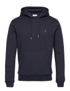 Farah Zain Ls Hoodie Blå