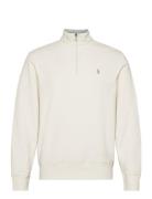 Polo Ralph Lauren Luxury Jersey Quarter-Zip Pullover Vit